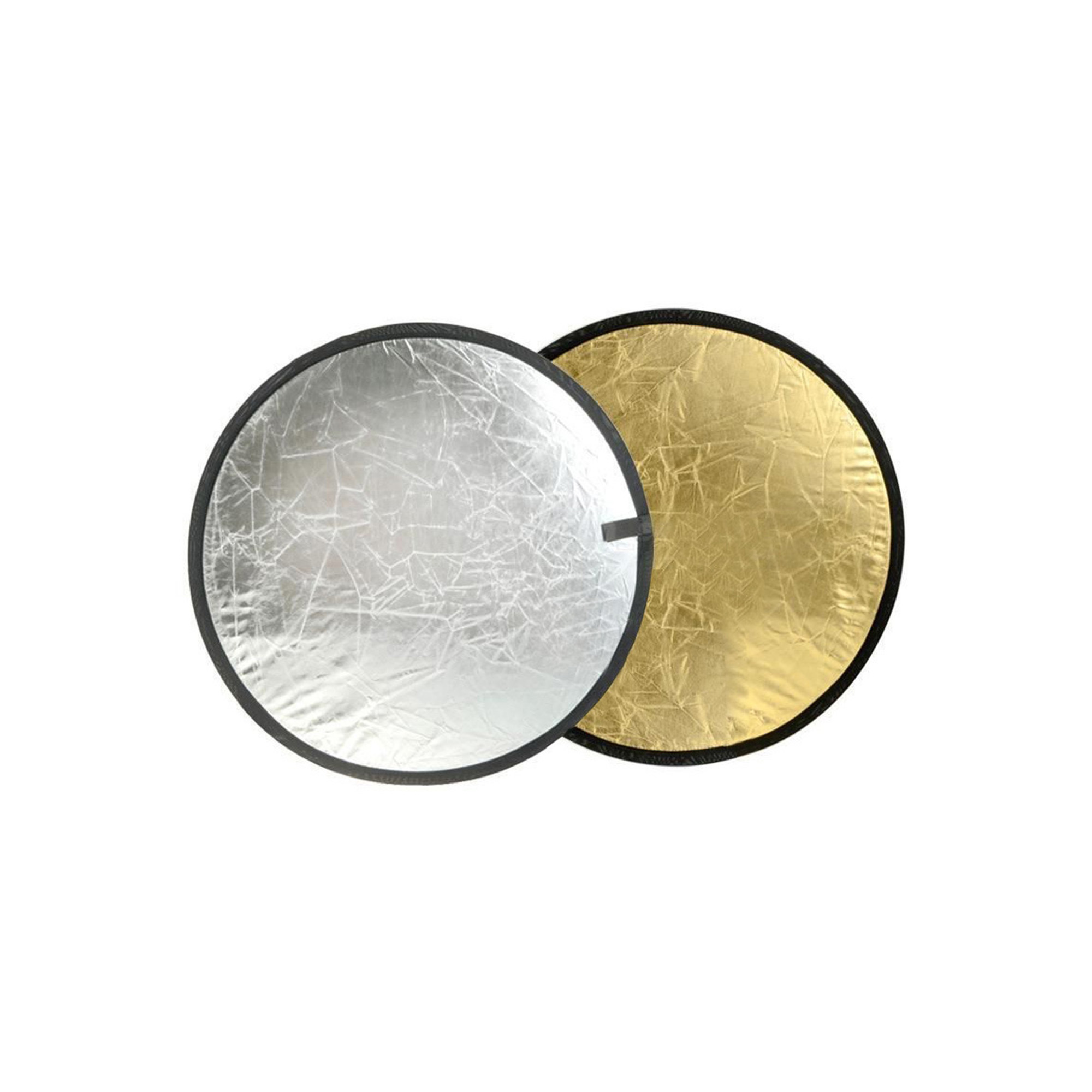 Bowens Reflector silver/gold ø80cm available to rent / verhuur / location at 50.8 Studio • Avenger, Belgïe, Belgique, Belgium, Grip, Huur, Location, Louer, Photo, Rent, Rental, Stand, Studio, Verhuur, Video